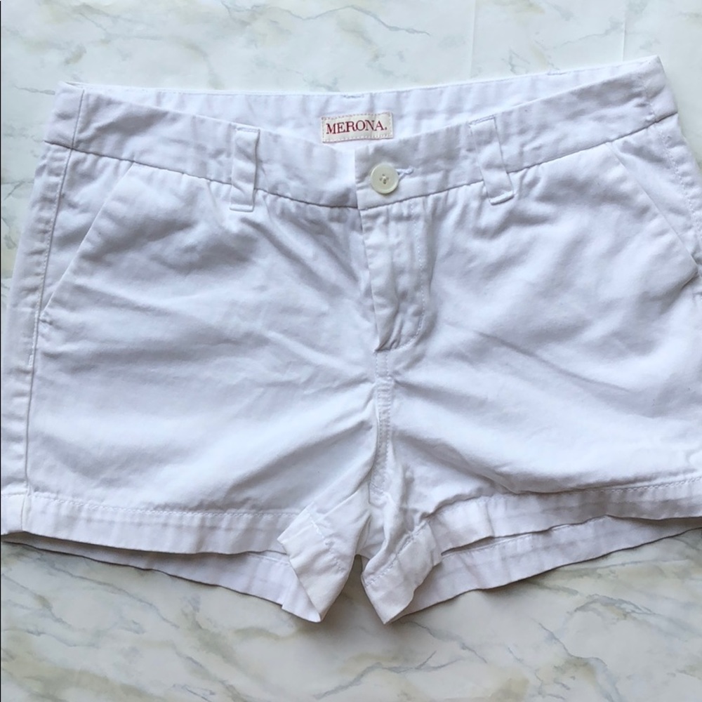Merona white cotton short